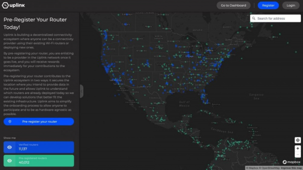 Децентрализованная сеть Uplink для понижения затрат на веб превысила 40 тыс. маршрутизаторов